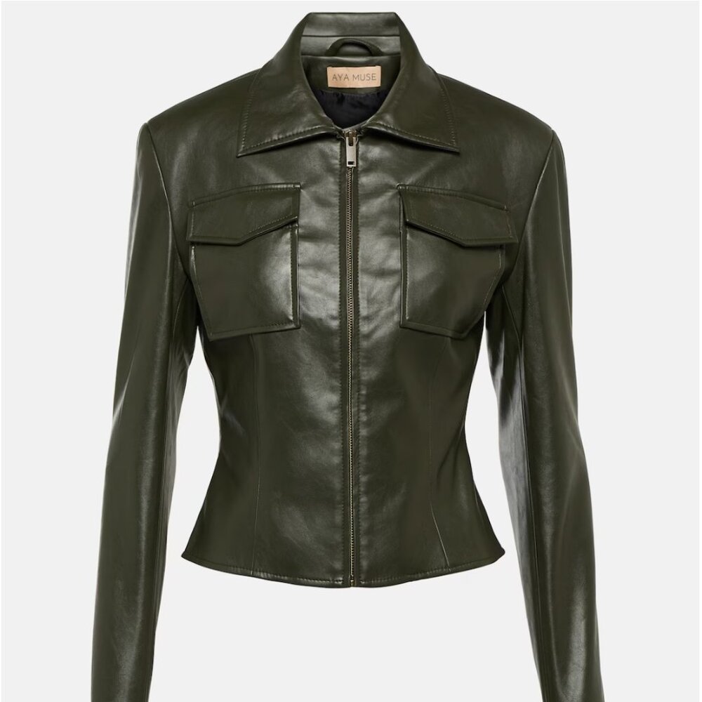 Aya Muse Edona Faux Leather Jacket